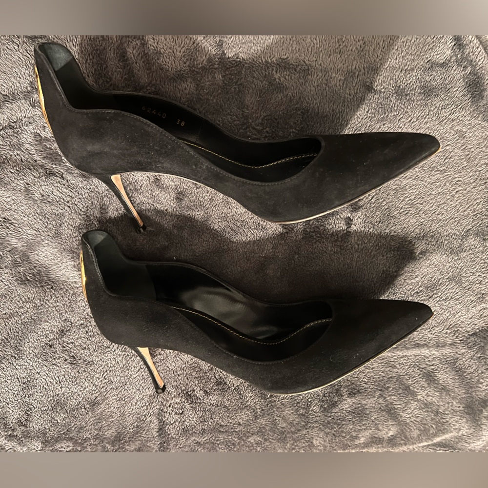 Sergio Rossi Black suede Heels - Picture 2 of 5